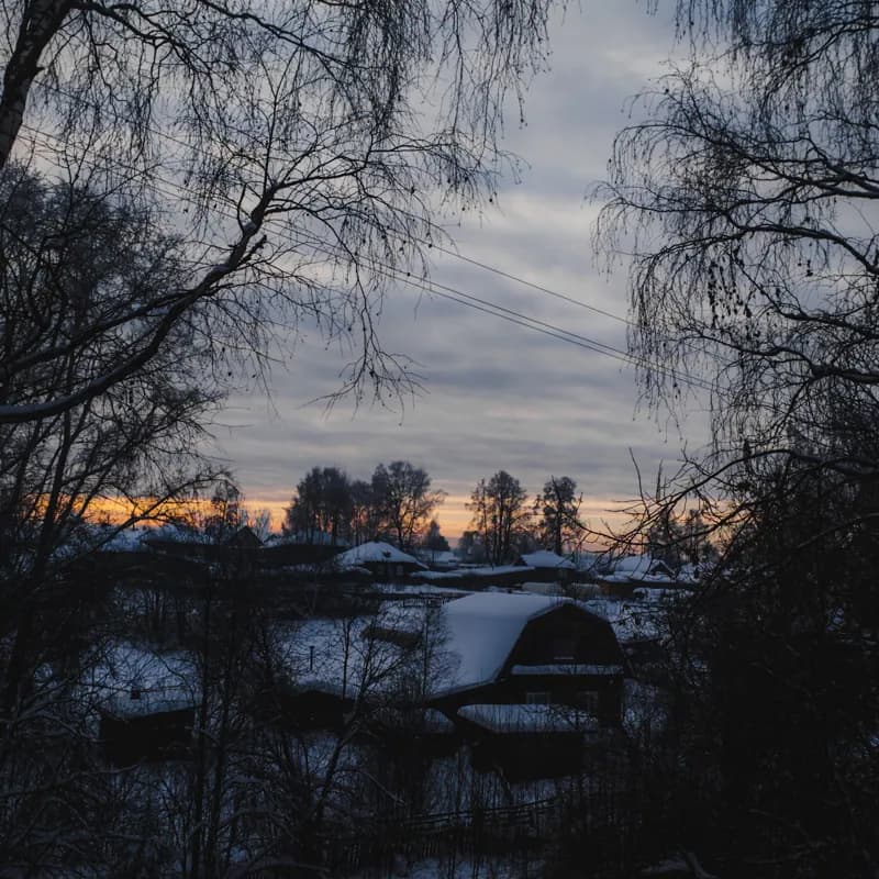 Белая Холуница, Россия — уличная фотография, февраль 2021